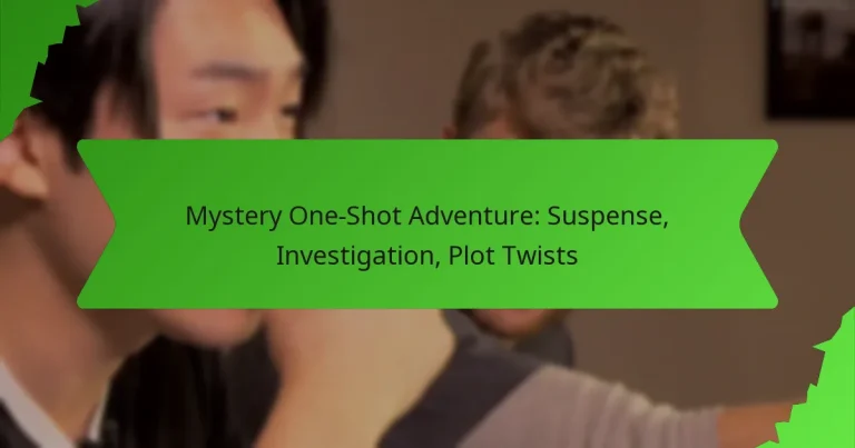 Mystery One-Shot Adventure: Suspense, Investigation, Plot Twists